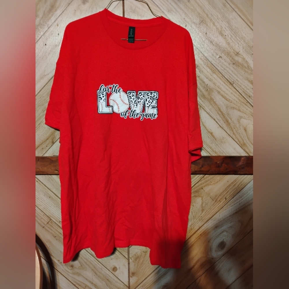 New Love Baseball Tee Size 2XL